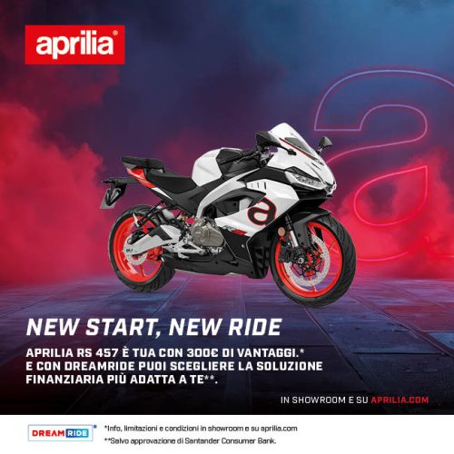 PROMO NEW YEAR APRILIA RS 457