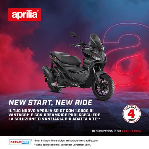 PROMO NEW YEAR APRILIA SR GT