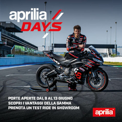 Aprilia RS 457 Open Doors 9-13giu dem2