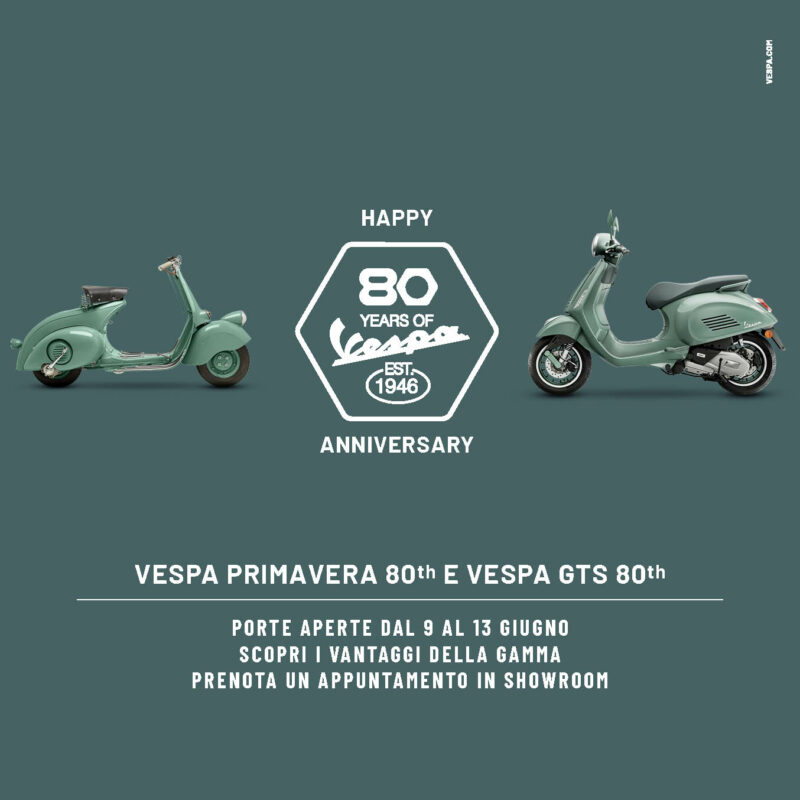 Promo Gamma Vespa 80th open doors